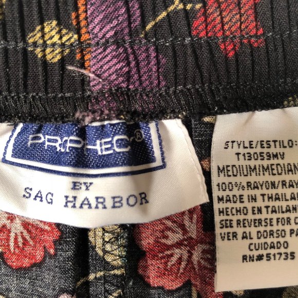 Prophecy by Sag Harbor Sweater Top PM Floral Midi Skirt  M Vintage 3-pc Set - Picture 5 of 8